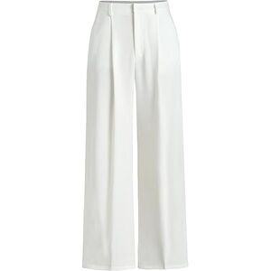 Cider Classic White Wide-Leg Pants